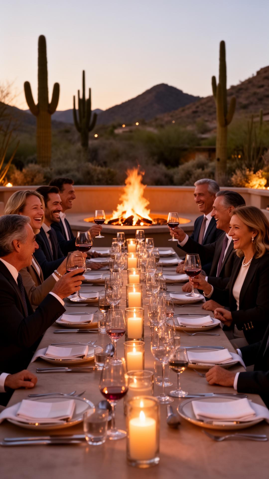 Long tables, milestone moments.